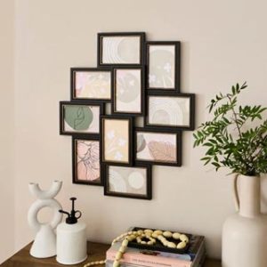 Black Collage Multi Photo Frame